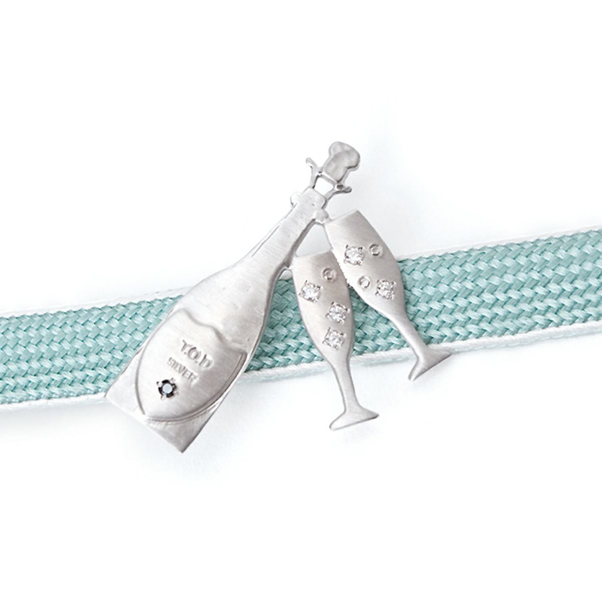 【T.O.D】KI.RI.E+ 帯留 シャンパン