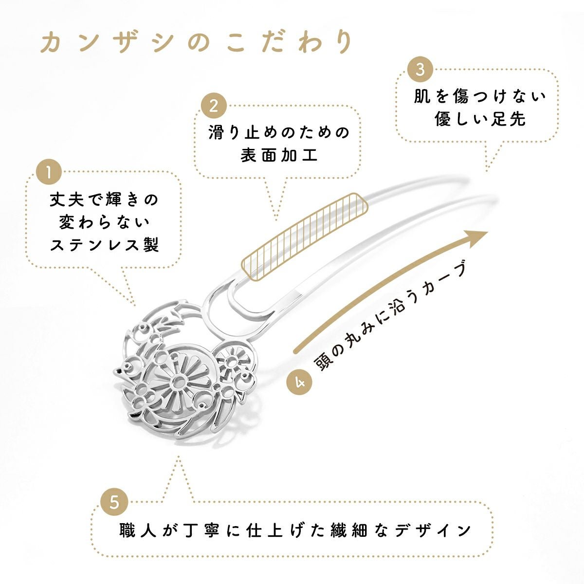 weshapehope カンザシ 三代目板金屋】かんざし/Wreath Sangria｜着物屋くるり 公式通販サイト