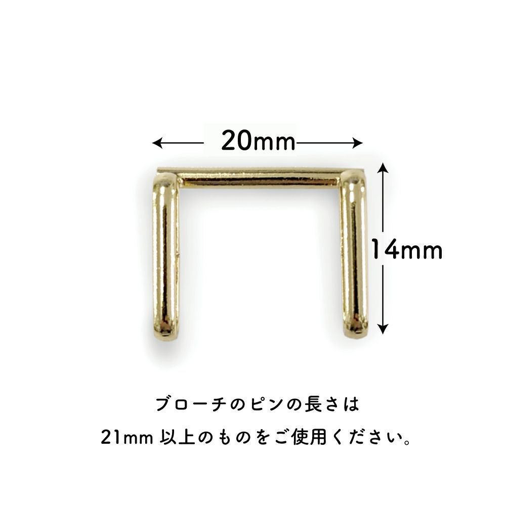 帯留め金具 20mm ゴールド｜着物屋くるり 公式通販サイト