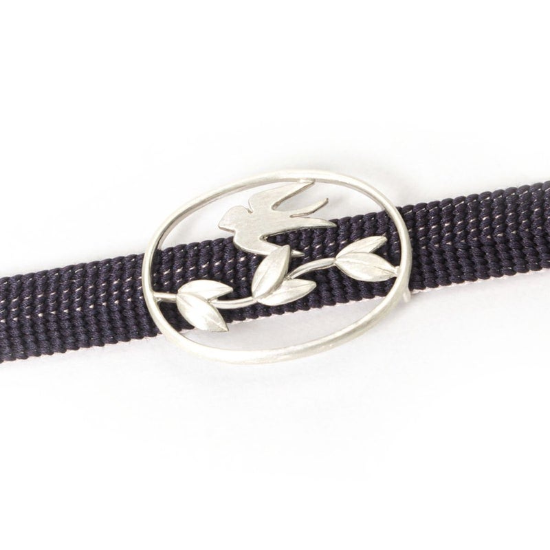 【T.O.D】KI.RI.E+ 帯留 柳とツバメ