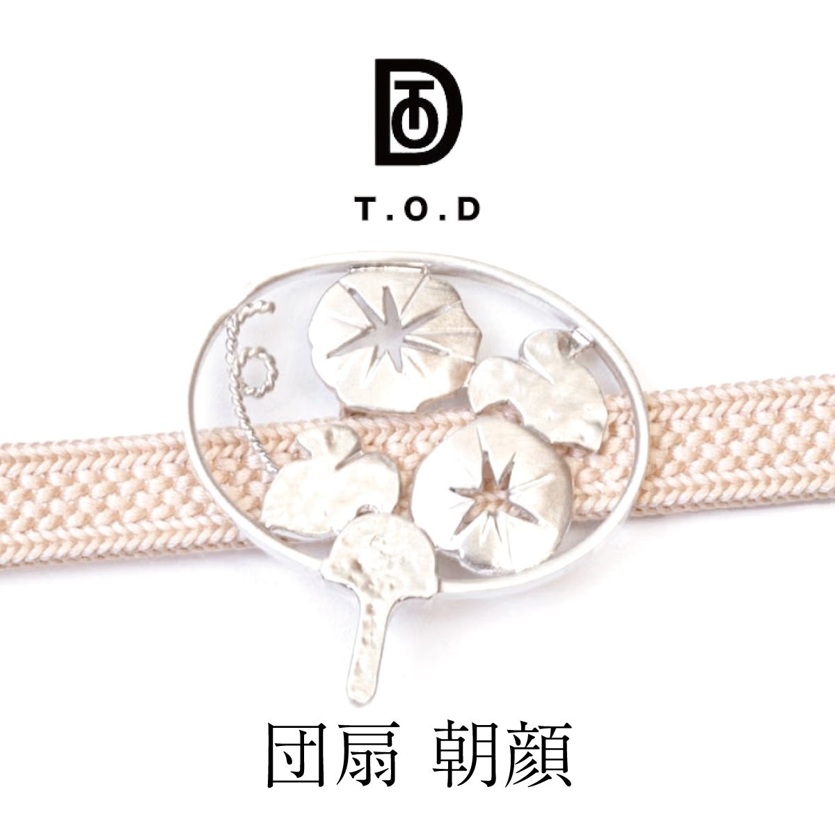 T.O.D】KI.RI.E+ 帯留 団扇 朝顔｜着物屋くるり 公式通販サイト