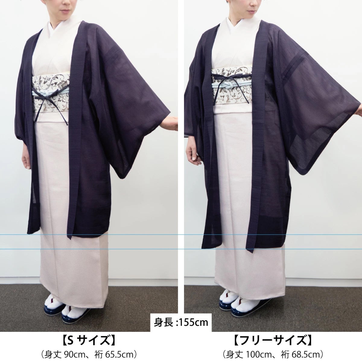 ☆10％OFF！☆【CHIKUMO-千雲-】洗える薄羽織 翠風／薄灰 くるり｜着物
