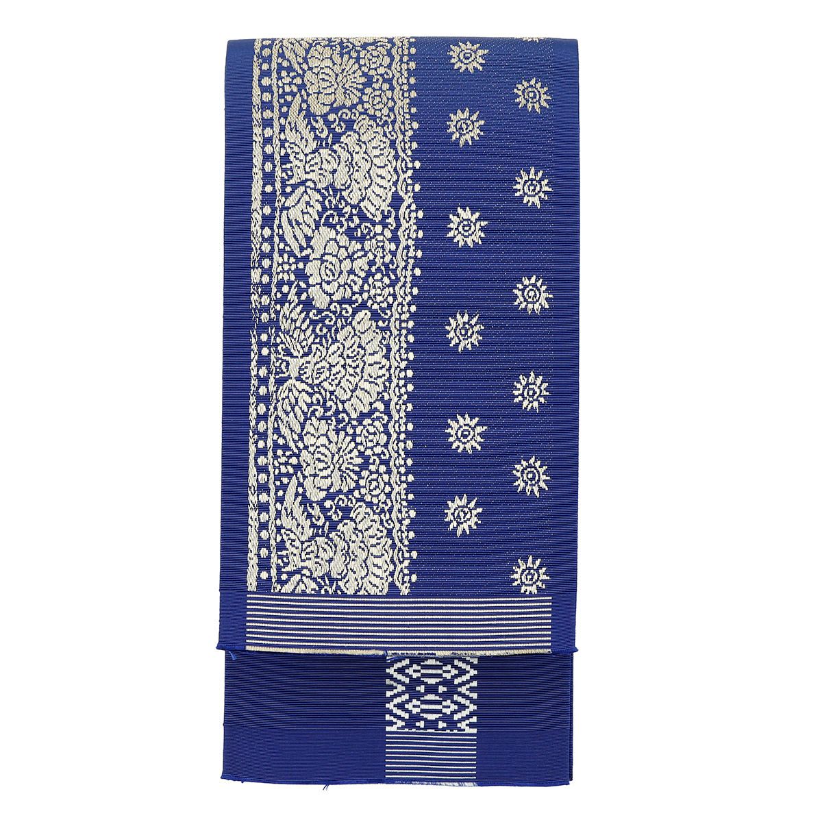 西村織物】正絹 半幅帯 博多織 孔雀文 結｜着物屋くるり 公式通販