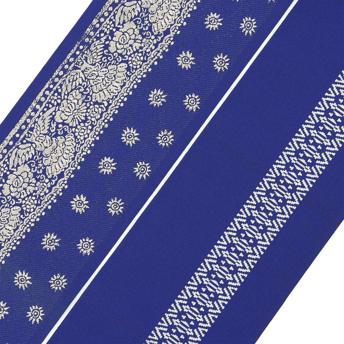 西村織物】正絹 半幅帯 博多織 孔雀文 結｜着物屋くるり 公式通販