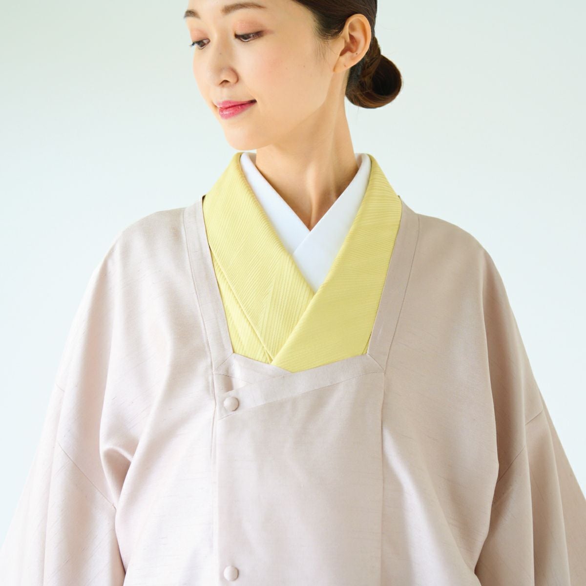 着物 着物 単衣 近江ちぢみ 長板染め 鹿の子絞り風 笹 緑 紫 黒 レディース