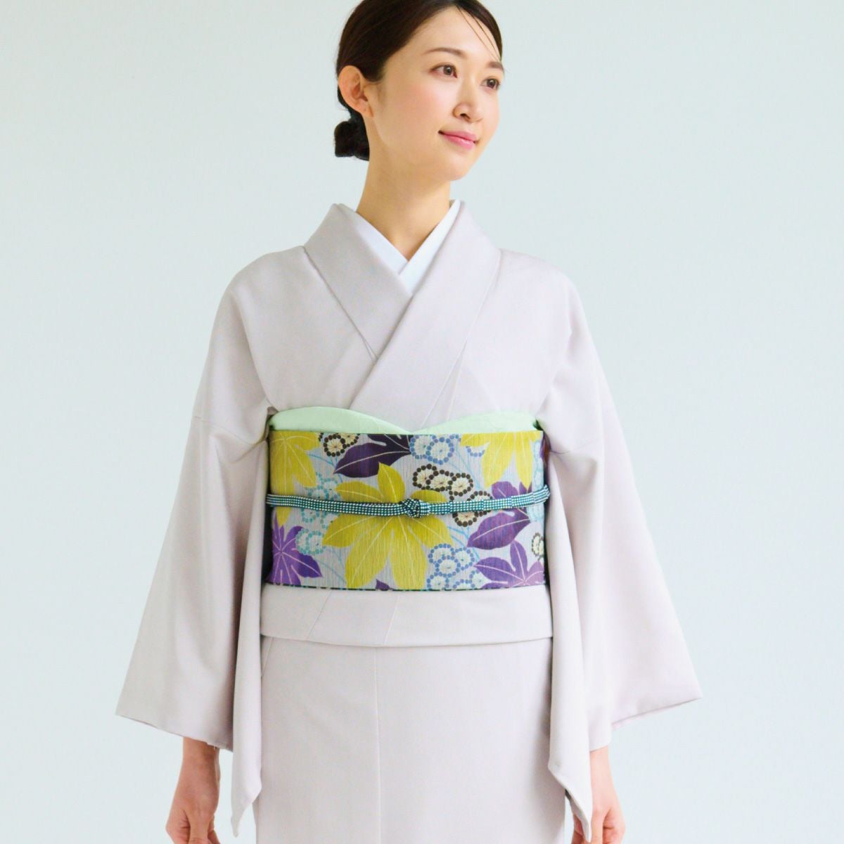 CHIKUMO-千雲-】洗える着物 東レシルック江戸小紋 鮫/薄灰(ややピンク