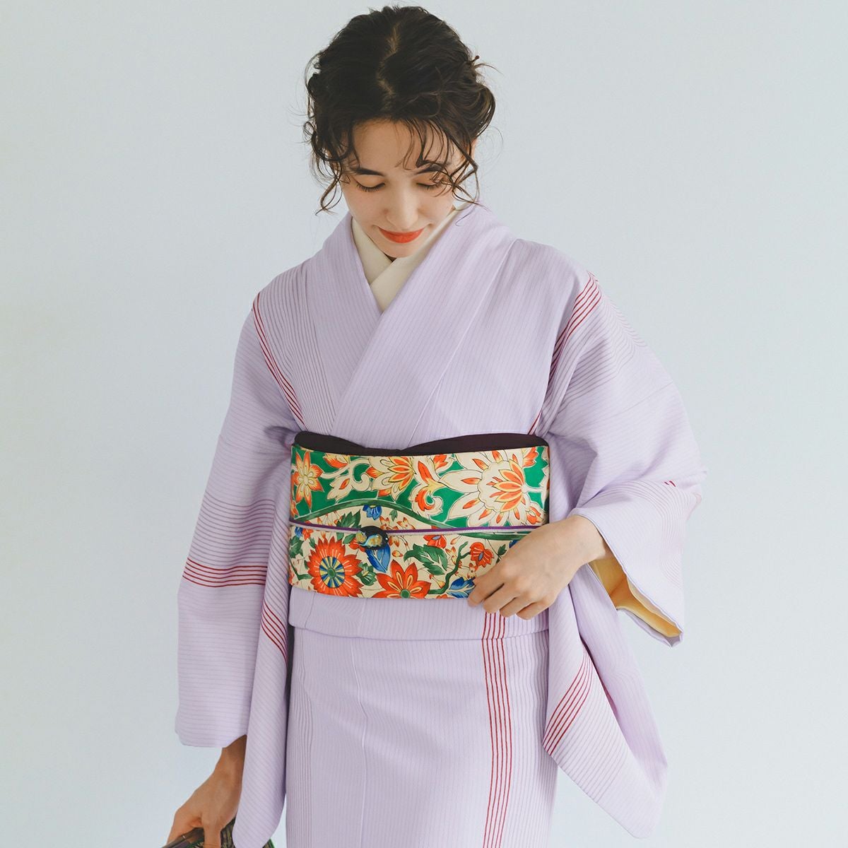 東レシルックきもの kifkif（キフキフ）反物＋仕立て 細縞｜着物屋