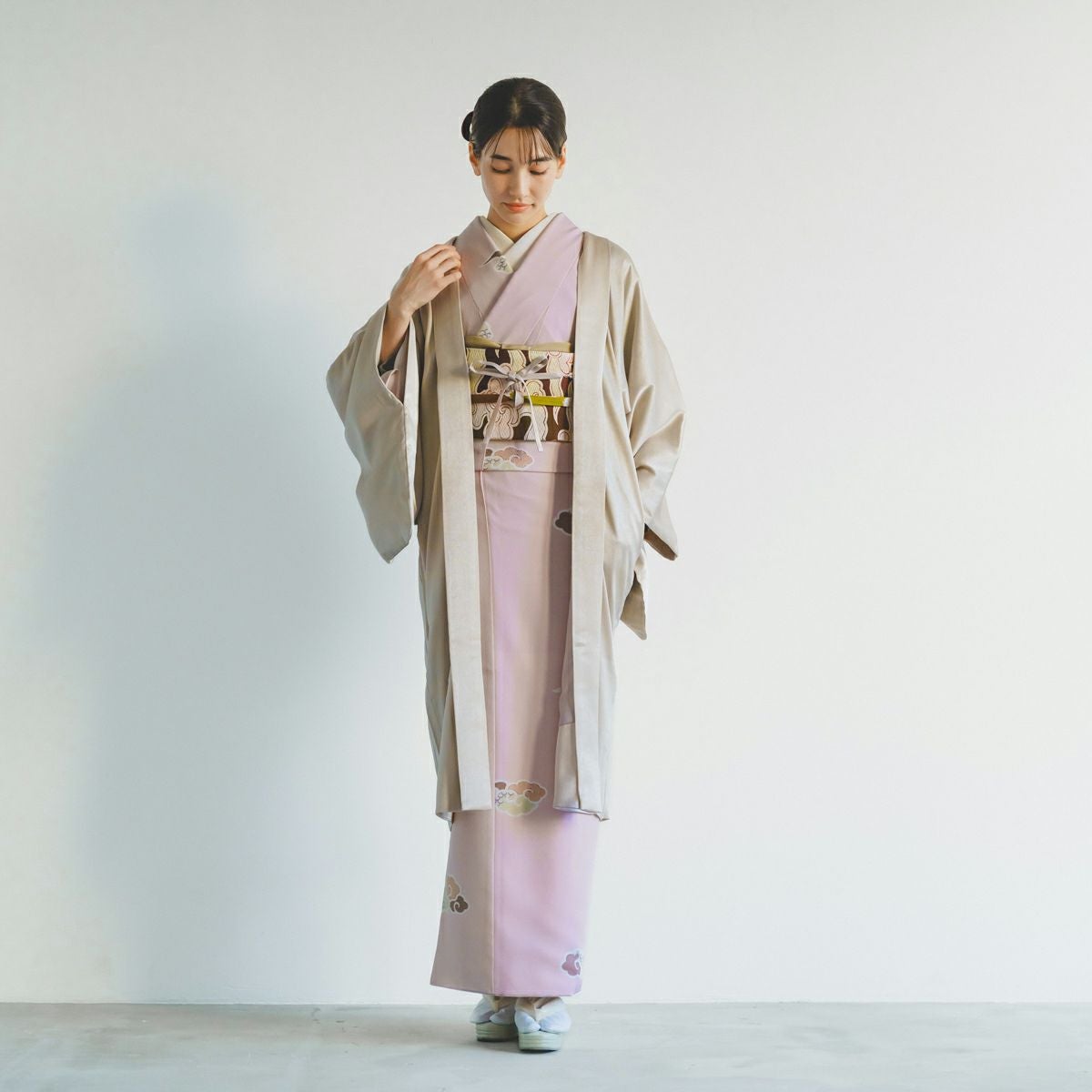 東レシルックきもの kifkif（キフキフ）反物＋仕立て 瑞雲｜着物屋