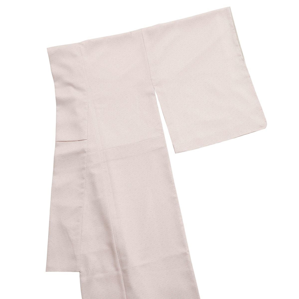 ●【美品✨】東レシルック　洗える着物　単衣　小紋　変わり格子　ベージュ　手縫C8 ☆15％OFF☆【CHIKUMO-千雲-】洗える着物 単衣仕立て 東レシルック江戸