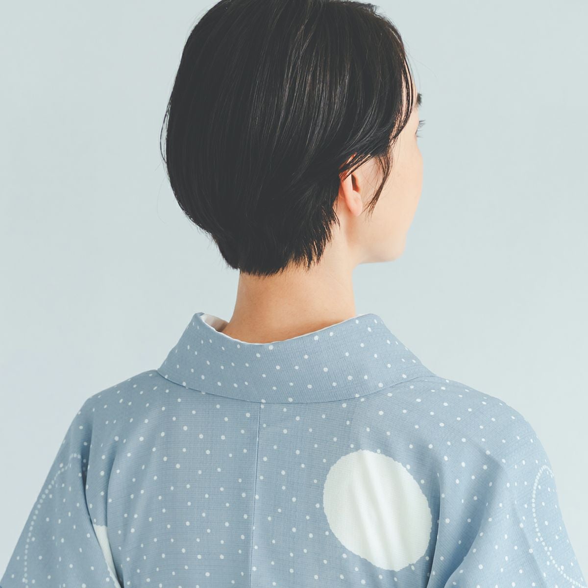 ☆20％OFF☆【CHIKUMO-千雲-】洗えるきもの 単衣/夏着物 セオα 水玉