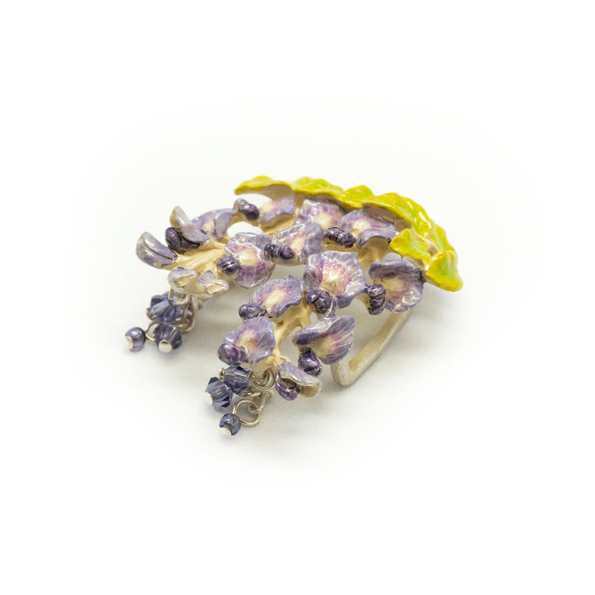 数-SUU-】 帯留/藤の花（Wisteria）｜着物屋くるり 公式通販サイト