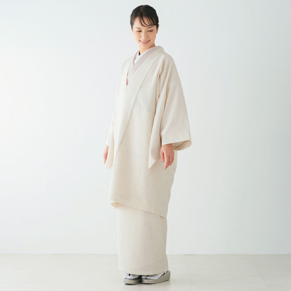 yori 撥水スカラップカラーコート ホワイト ファー襟スカラップコート[品番：IGAW0004051]｜axes femme