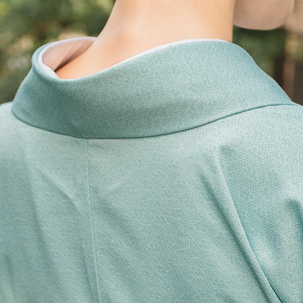 CHIKUMO-千雲-】洗える着物 単衣仕立て 東レシルック江戸小紋 瑞雲 千