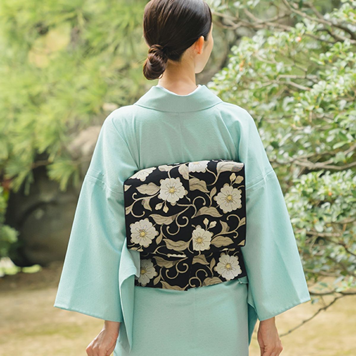 CHIKUMO-千雲-】洗える着物 単衣仕立て 東レシルック江戸小紋 瑞雲 千