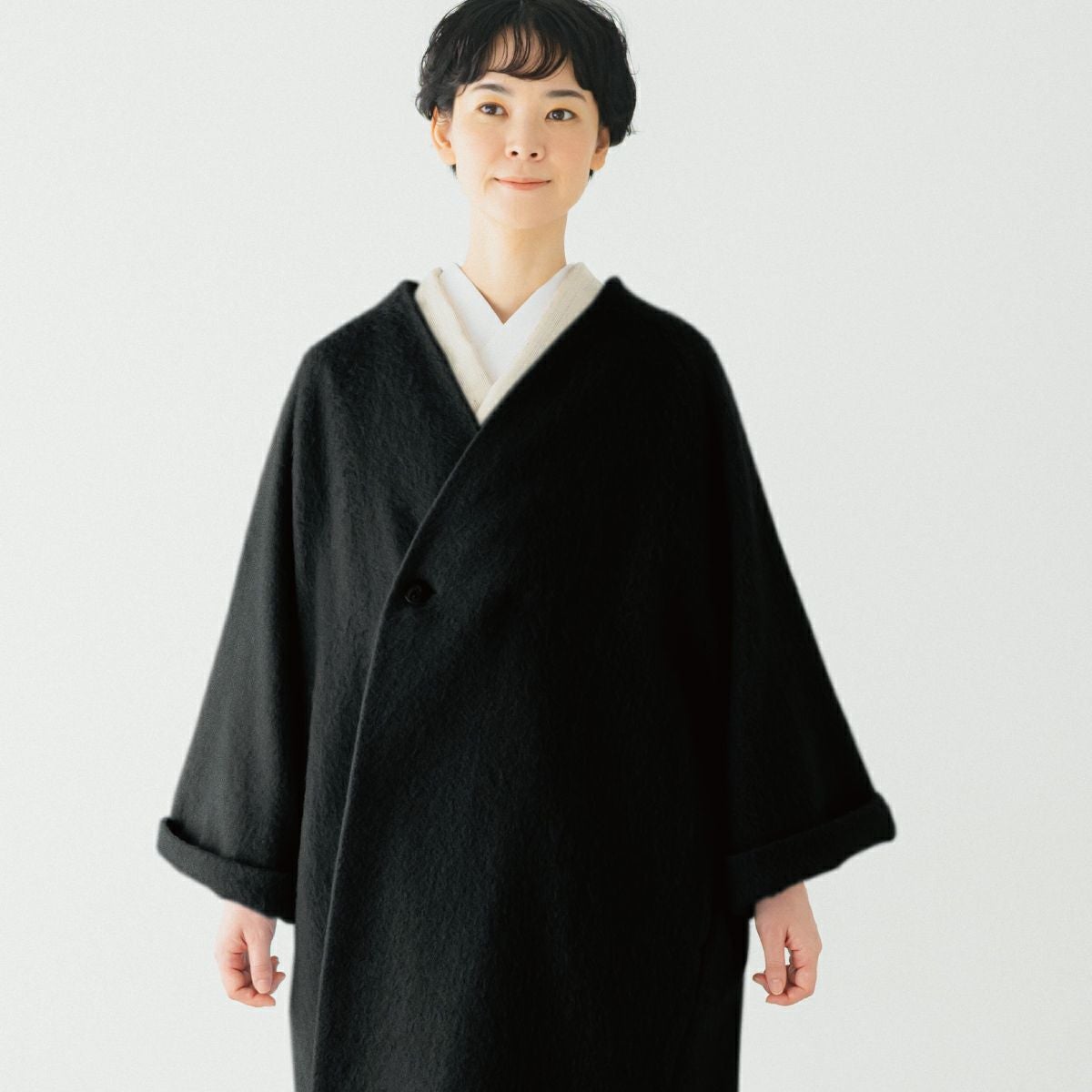 ☆今季、再入荷なし☆【CHIKUMO-千雲-】モヘアシャギーロングコート