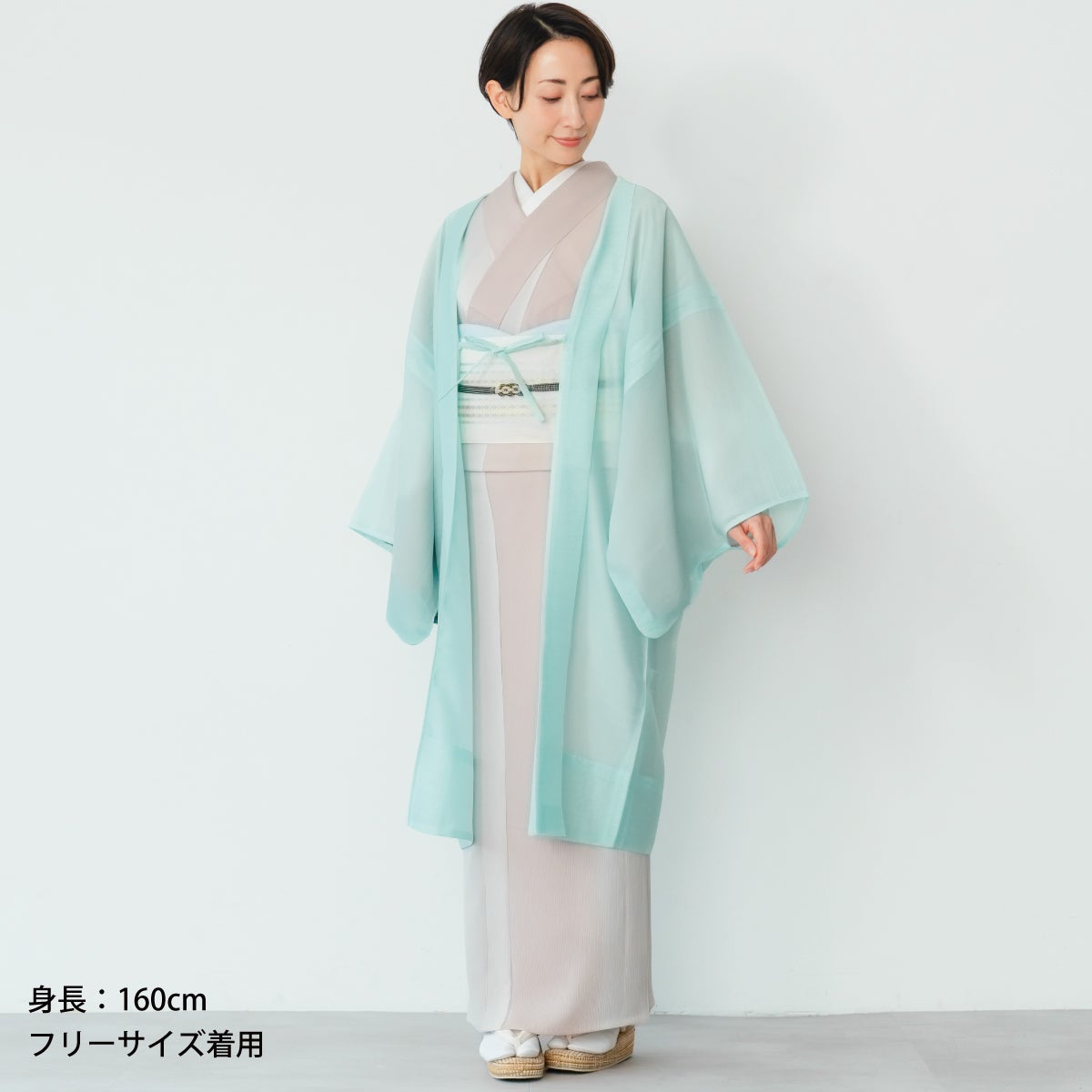 CHIKUMO-千雲-】洗える薄羽織 翠風／薄青磁 くるり｜着物屋くるり 公式