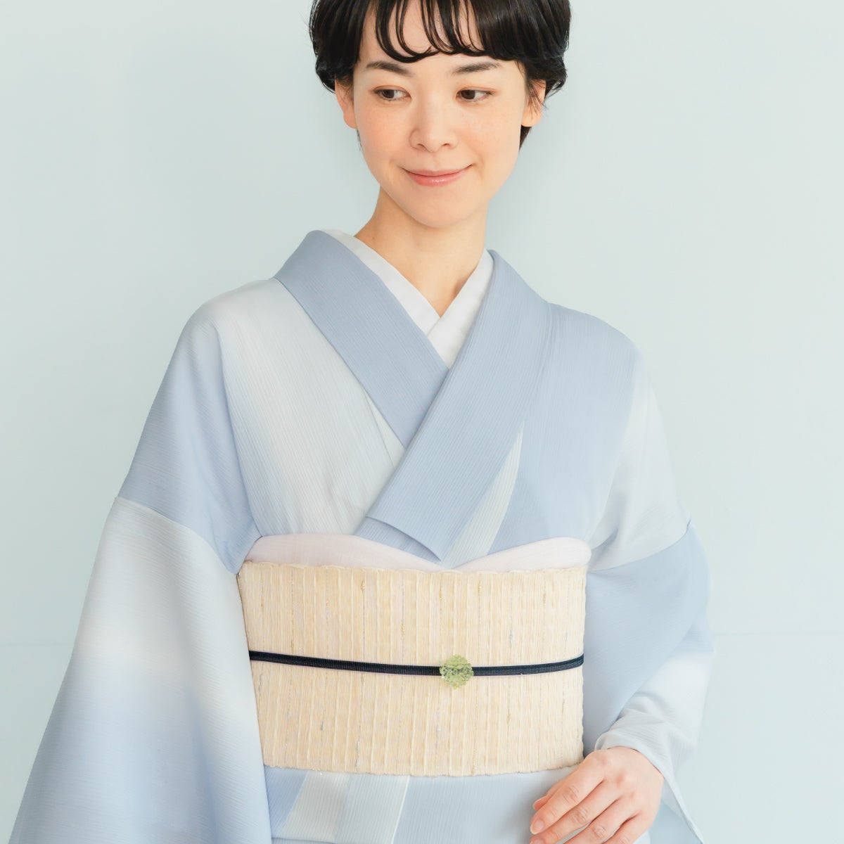 新品 半幅帯 誉田屋源兵衛 未使用 竺仙さんの浴衣にあわせたら素敵 黄色 芭蕉糸 ゆかた 半巾帯 黄色 誉田屋源兵衛 芭蕉段織 送料込み 半幅帯 ゆかた帯
