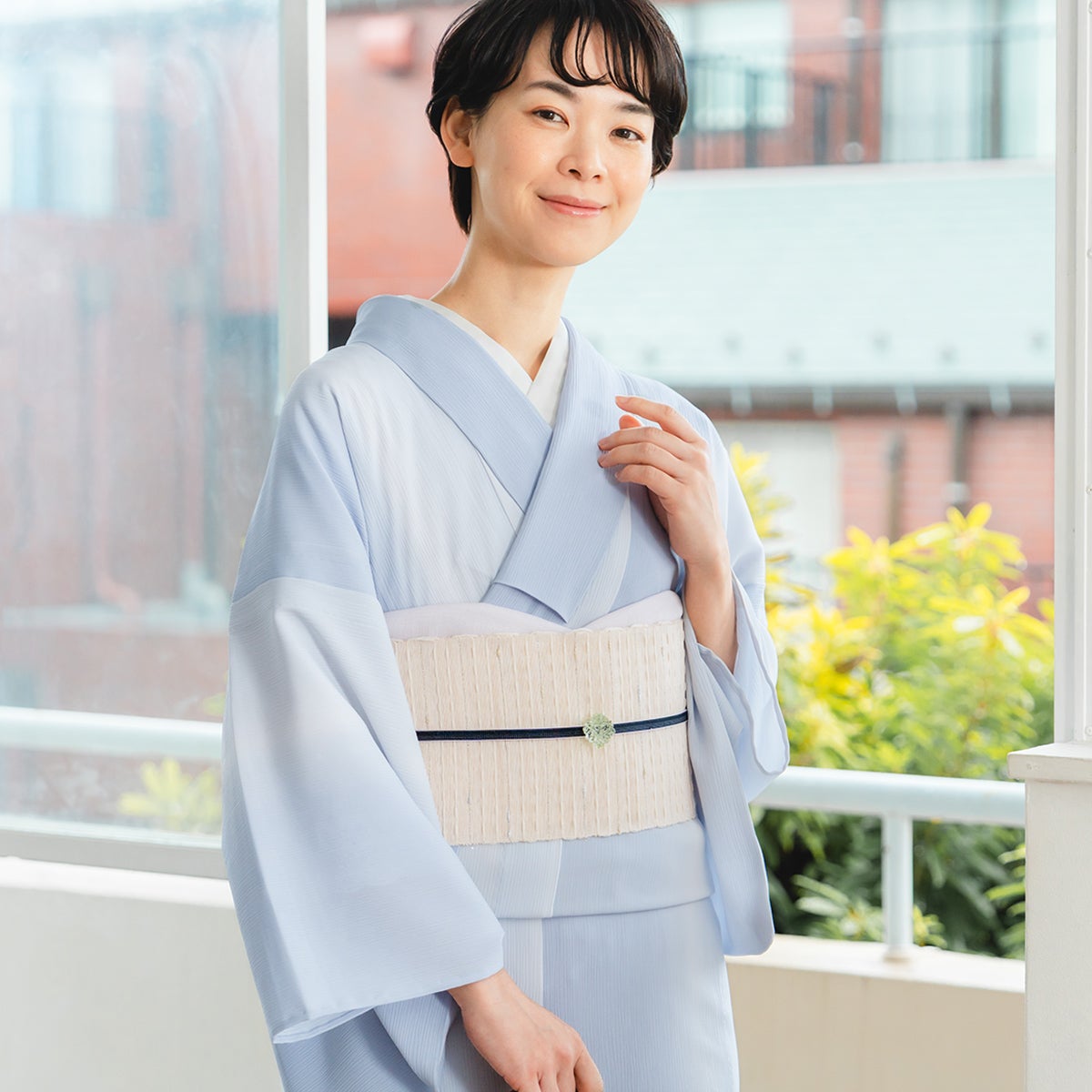 ☆早割5％OFF！6/22（月）10時まで☆【CHIKUMO-千雲-】洗える着物 単衣