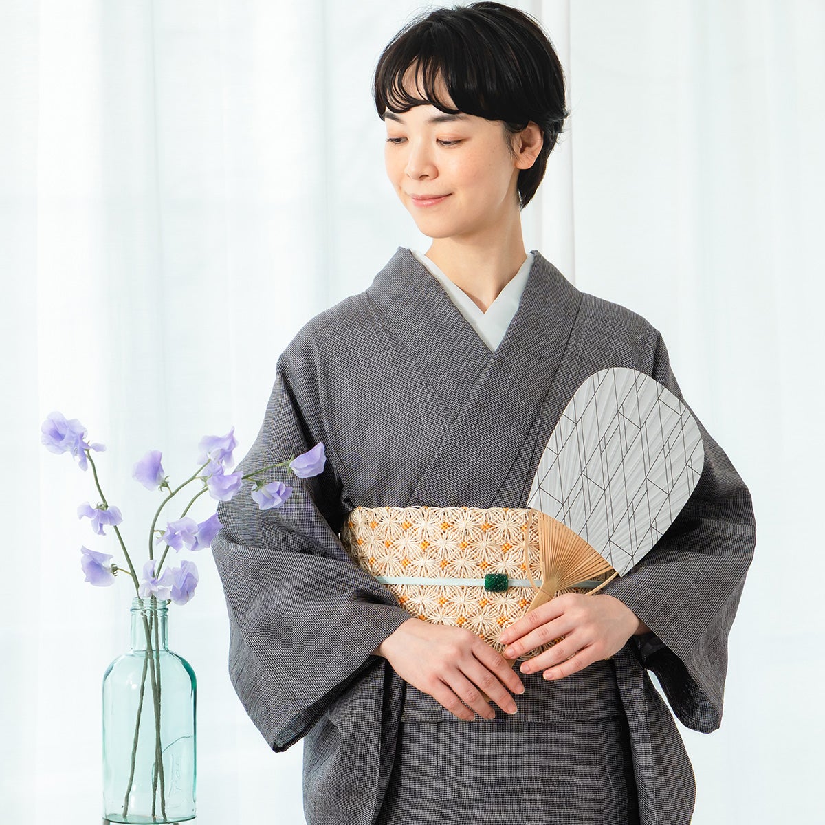新品⭐︎洗える着物 洗える単衣・夏の着物｜着物屋くるり 公式通販サイト - スタイリッシュ