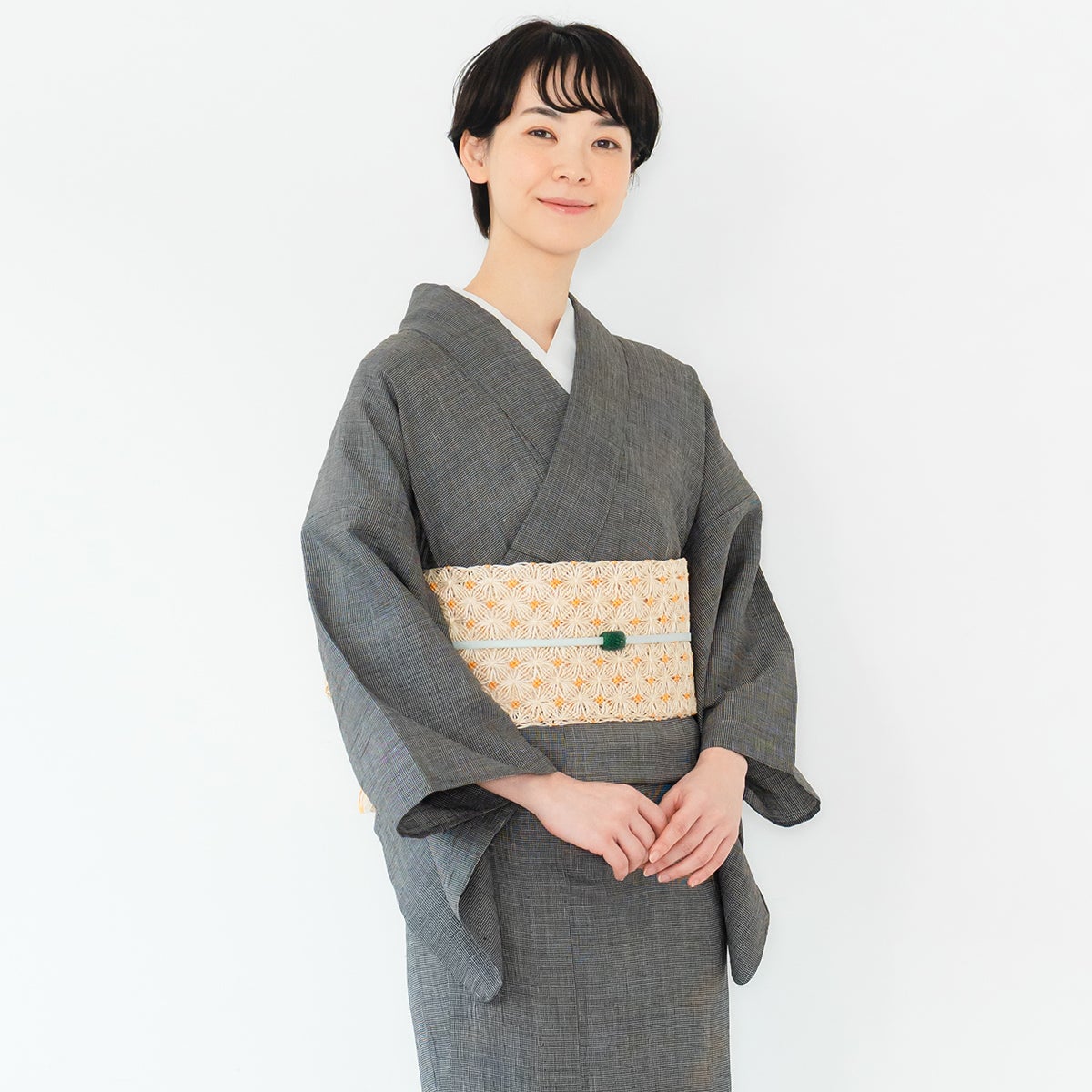 ☆5％OFF！5/21（木）10時まで☆【CHIKUMO-千雲-】洗える夏きもの 麻