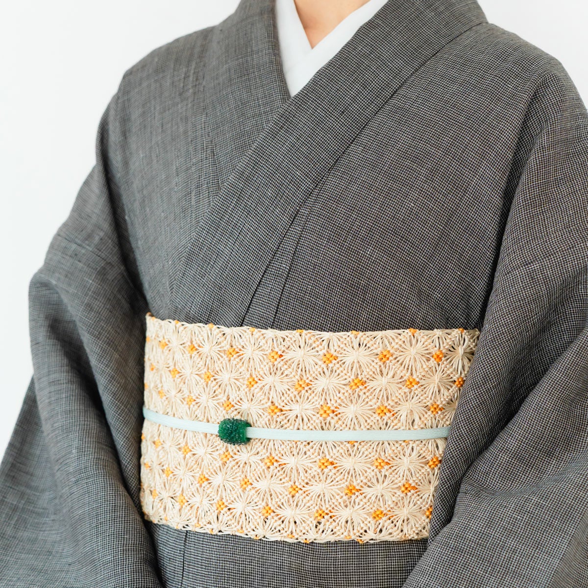 ☆5％OFF！5/8(金)10時まで☆【CHIKUMO-千雲-】洗える夏きもの 麻楊柳
