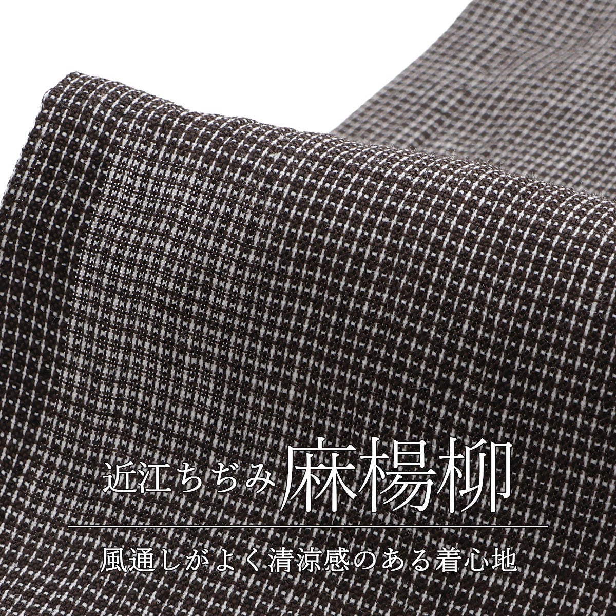 近江麻ラミー超晒しホワイ二枚合わせケツト170×145 ☆5％OFF！5/8(金)10時まで☆【CHIKUMO-千雲-】洗える夏きもの 麻楊柳
