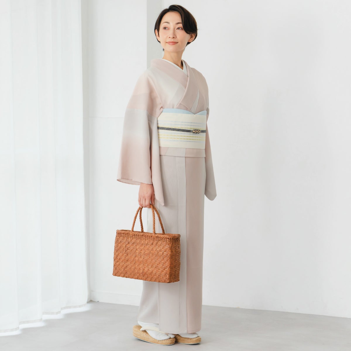 ☆5％OFF！5/28（木）10時まで☆山葡萄 蔦バッグ 綱代編み かごバッグ
