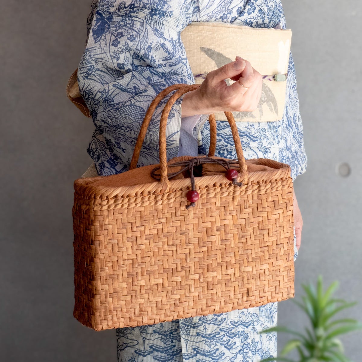 山葡萄 蔦バッグ 綱代編み かごバッグ｜着物屋くるり 公式通販サイト