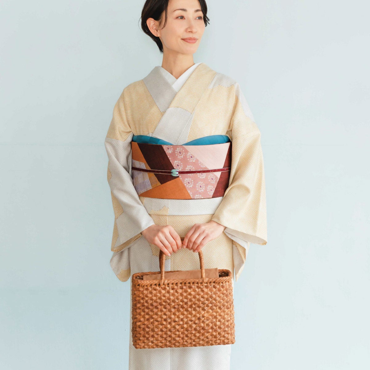 山葡萄 蔦バッグ 鱗編み かごバッグ｜着物屋くるり 公式通販サイト