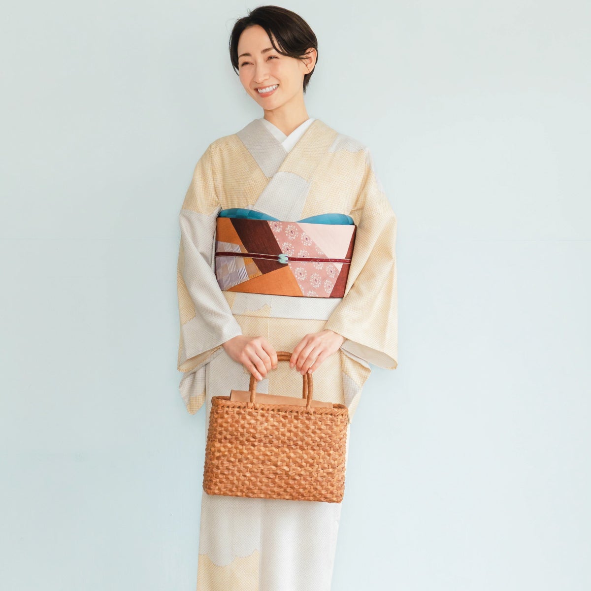 山葡萄 蔦バッグ 鱗編み かごバッグ｜着物屋くるり 公式通販サイト