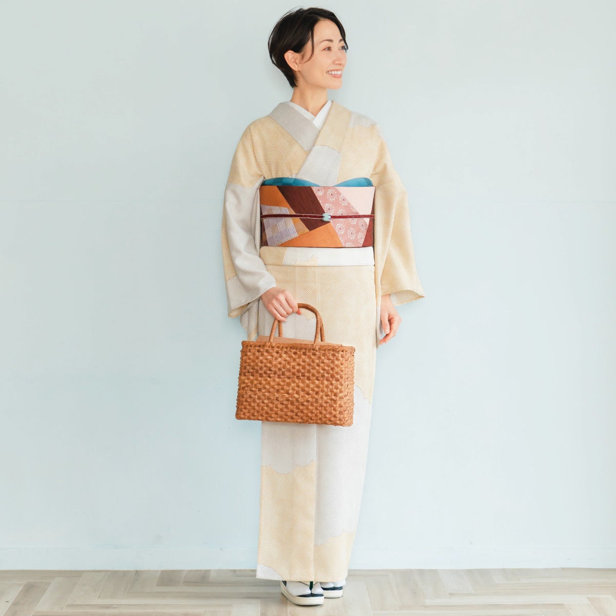 山葡萄 蔦バッグ 鱗編み かごバッグ｜着物屋くるり 公式通販サイト