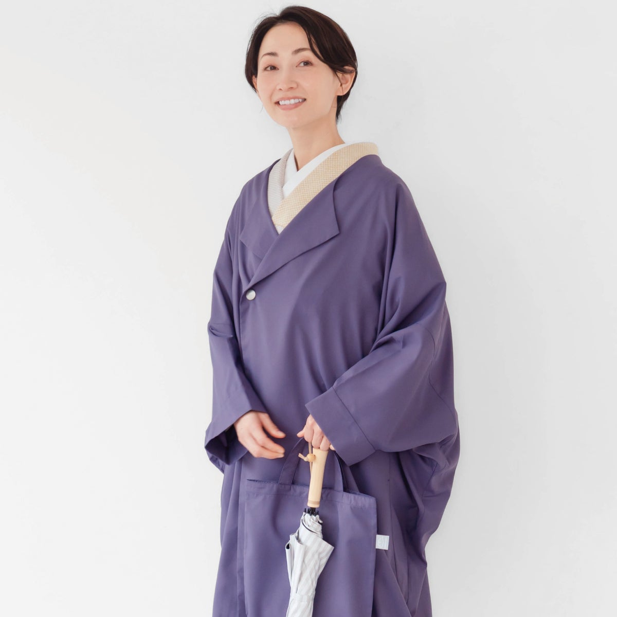 着物屋くるり　薄羽織　シフォン・ドット　ピンク 羽織もの（はおりもの） ｜着物屋くるり 公式通販サイト