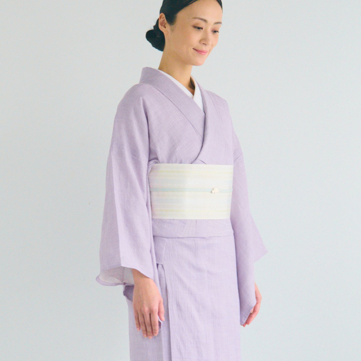 ☆16％OFF☆【CHIKUMO-千雲-】洗える夏きもの 麻楊柳/紅藤 近江ちぢみ